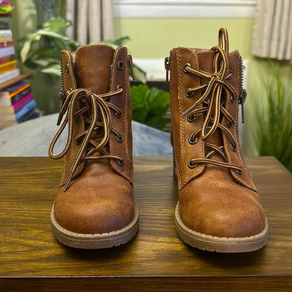 Little Girl Fashion Heeled Boot